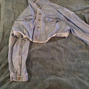 Short jean jacket!